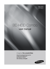 vanter løn greb Samsung BD-C8500 User Manual download pdf